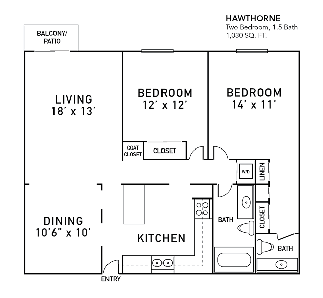 1 & 2 Bedroom Apartments in Carol Stream, IL Carol Stream Crossing